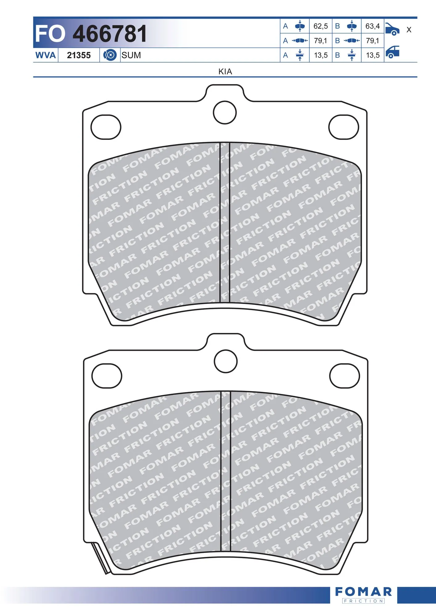 Brake Pad Set, disc brake